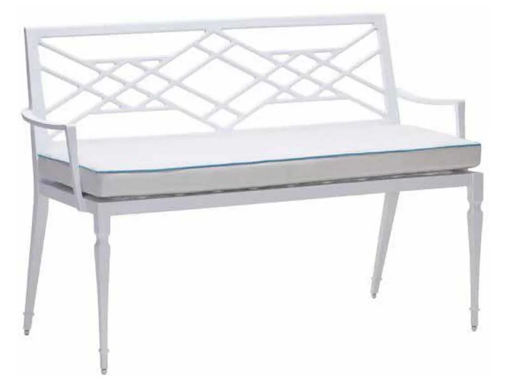 Woodard 7S0414ST Tuoro Bench with Optional Seat Cushion Woodard 7S0414ST Tuoro Bench with Optional Seat Cushion