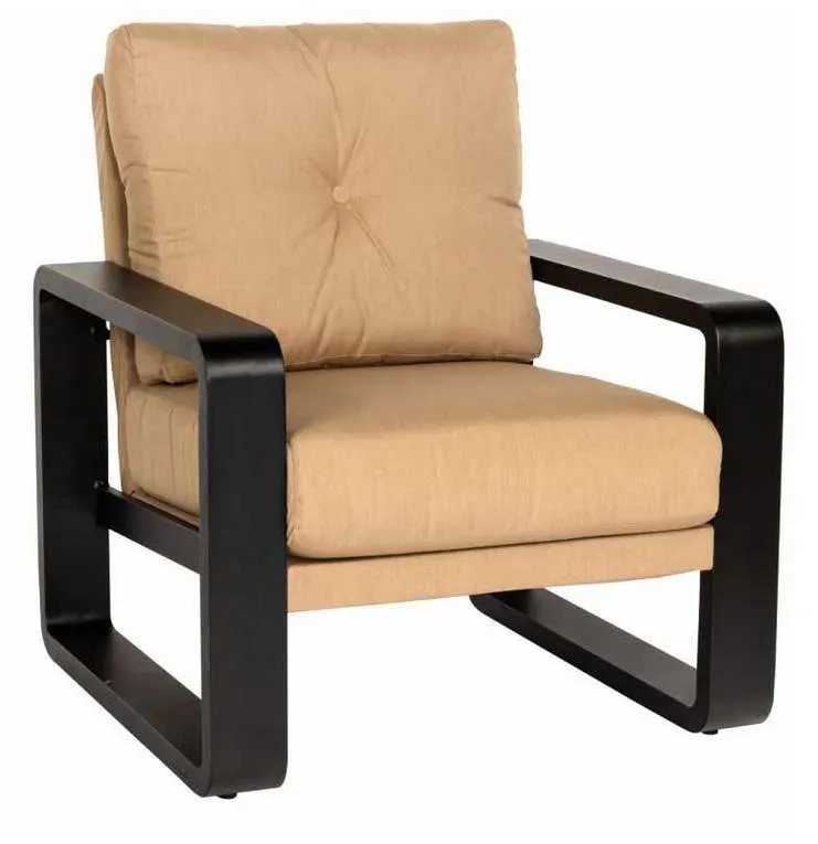 Woodard 7D0806 Vale Lounge Chair with Upholstered Back Woodard 7D0806 Vale Lounge Chair with Upholstered Back