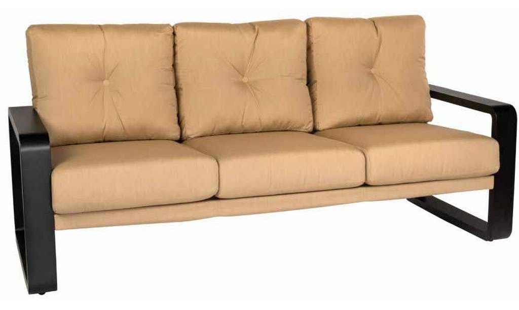 Woodard 7D0820 Vale Sofa with Upholsterted Back Woodard 7D0820 Vale Sofa with Upholsterted Back