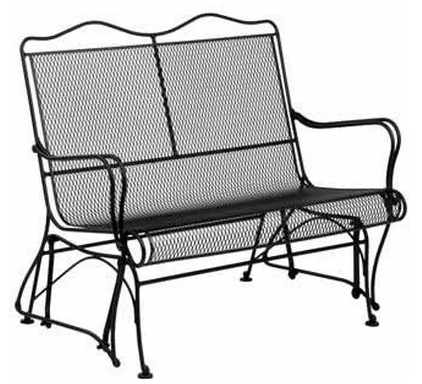 Woodard 1G0073 Tucson High Back Gliding Loveseat Woodard 1G0073 Tucson High Back Gliding Loveseat