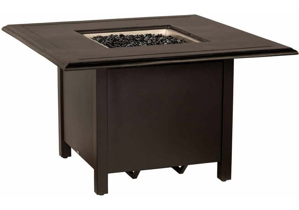 Woodard 65M742 09242FP Solid Cast Complete Fire Tables Square Chat Height Fire Table Woodard 65M742 09242FP Solid Cast Complete Fire Tables Square Chat Height Fire Table