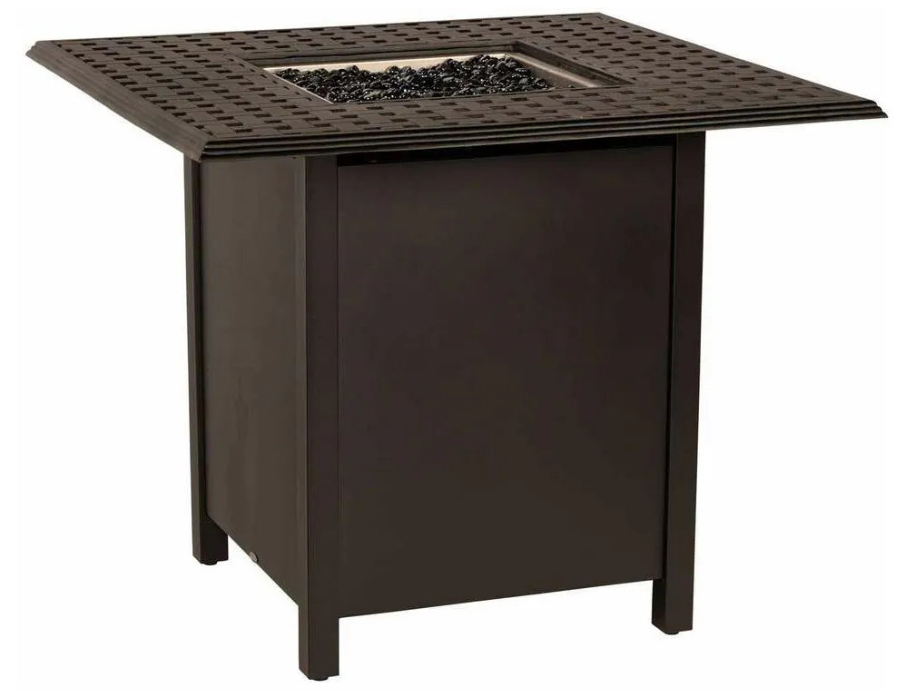 Woodard 65M743 04943FP Thatch Complete Fire Tables Square Counter Height Fire Table Woodard 65M743 04943FP Thatch Complete Fire Tables Square Counter Height Fire Table