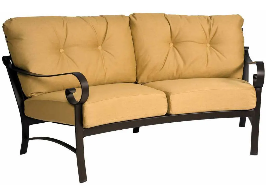 Woodard 690463M Belden Cushion Crescent Love Seat Woodard 690463M Belden Cushion Crescent Love Seat