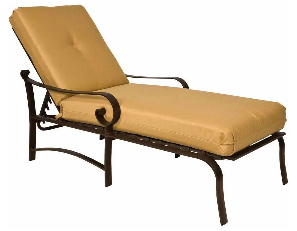 Woodard 690470M Belden Cushion Adjustable Chaise Lounge Woodard 690470M Belden Cushion Adjustable Chaise Lounge