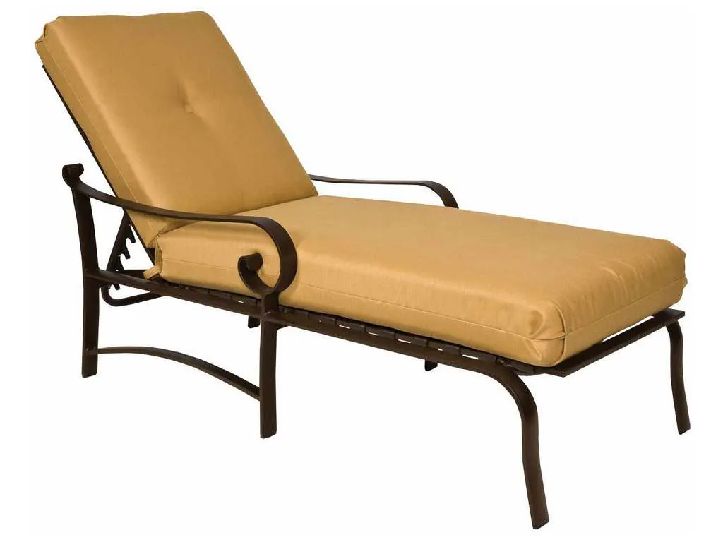 Woodard 690470M Belden Cushion Adjustable Chaise Lounge Woodard 690470M Belden Cushion Adjustable Chaise Lounge