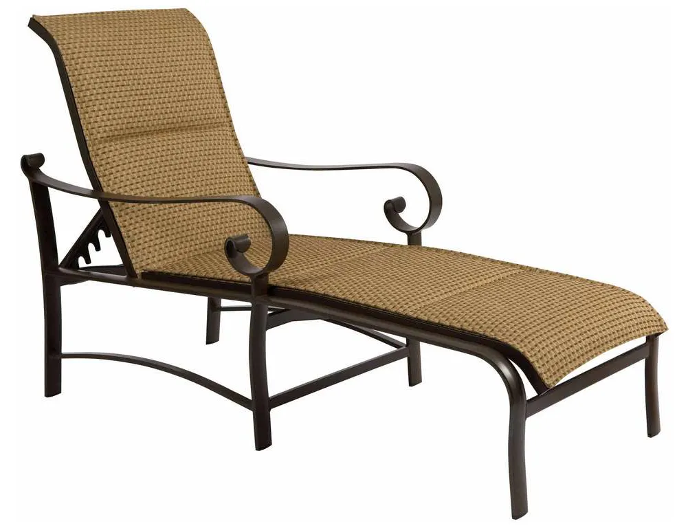 Woodard 62H570 Belden Padded Sling Adjustable Chaise Lounge Woodard 62H570 Belden Padded Sling Adjustable Chaise Lounge