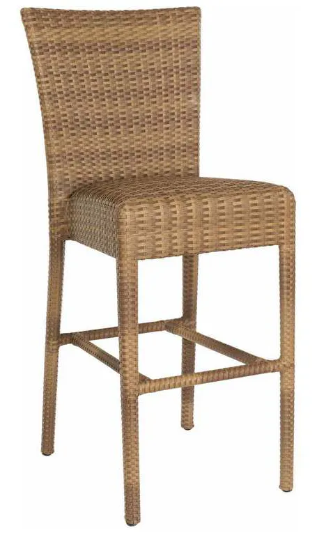 Woodard S593091 Et Cetera Padded Seat Bar Stool without Arms Woodard S593091 Et Cetera Padded Seat Bar Stool without Arms