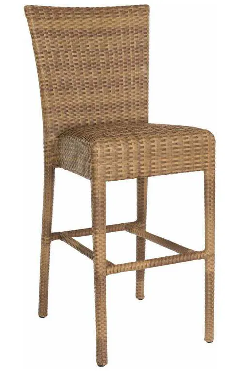 Woodard S593091 Et Cetera Padded Seat Bar Stool without Arms Woodard S593091 Et Cetera Padded Seat Bar Stool without Arms