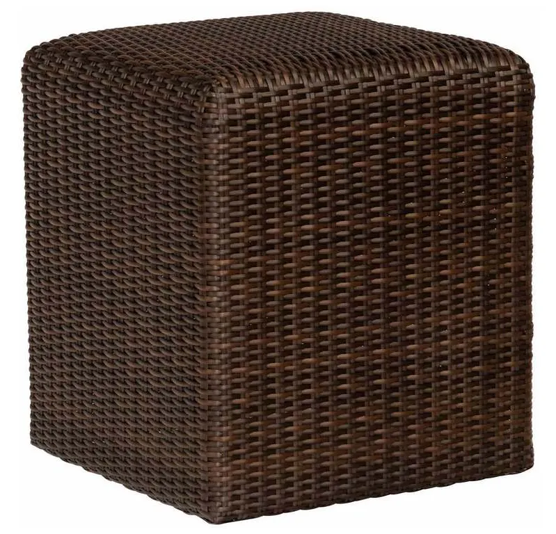 Woodard S511921 Saddleback Reticulated Cube in Coffee Woodard S511921 Saddleback Reticulated Cube in Coffee