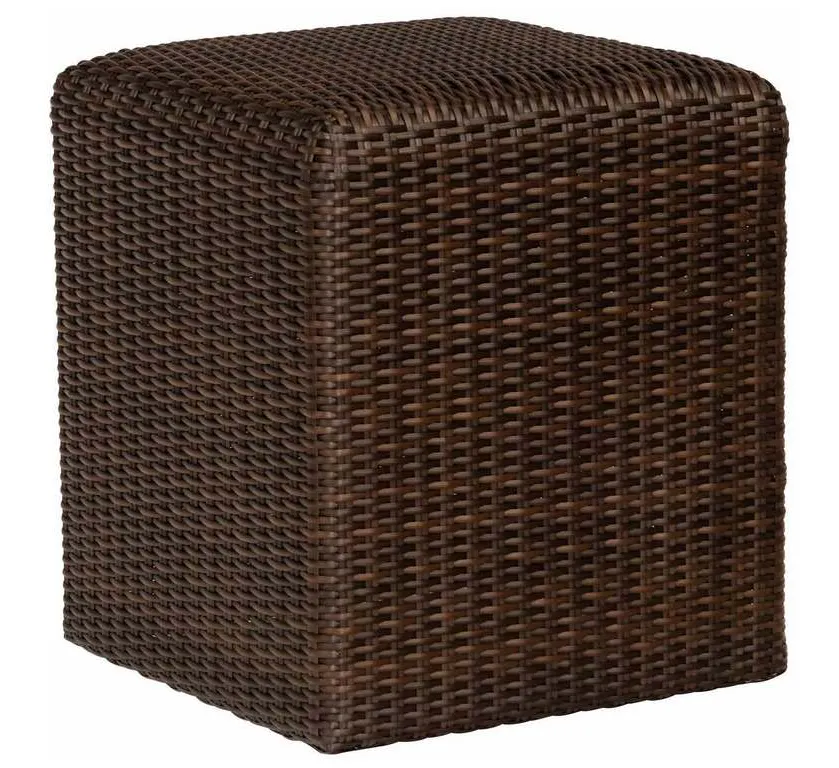 Woodard S511921 Saddleback Reticulated Cube in Coffee Woodard S511921 Saddleback Reticulated Cube in Coffee