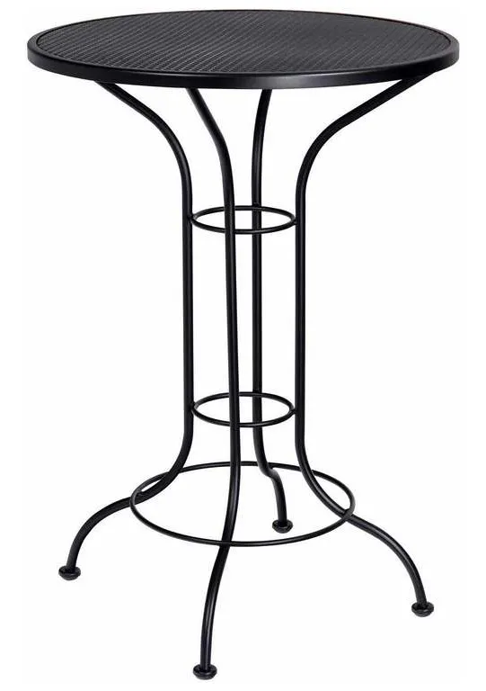 Woodard 190056 Mesh Top 30 inch Round Bar Height Table Woodard 190056 Mesh Top 30 inch Round Bar Height Table