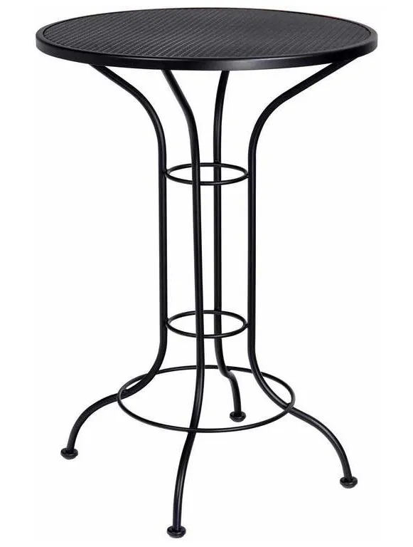 Woodard 190056 Mesh Top 30 inch Round Bar Height Table Woodard 190056 Mesh Top 30 inch Round Bar Height Table