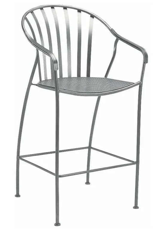 Woodard 310081 Valencia Stationary Bar Stool Woodard 310081 Valencia Stationary Bar Stool