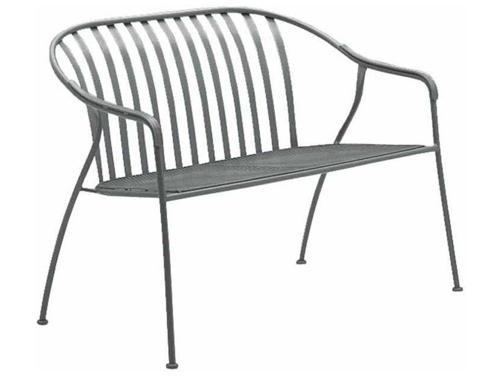 Woodard 310019 Valencia Barrel Loveseat Stackable