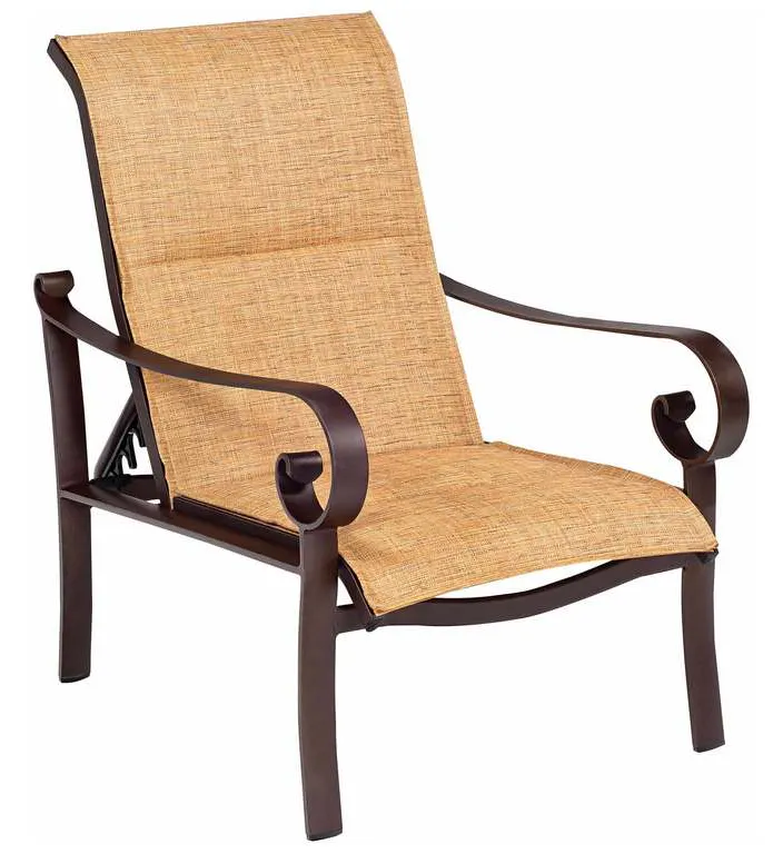 Woodard 62H535 Belden Padded Sling Adjustable Lounge Chair Woodard 62H535 Belden Padded Sling Adjustable Lounge Chair