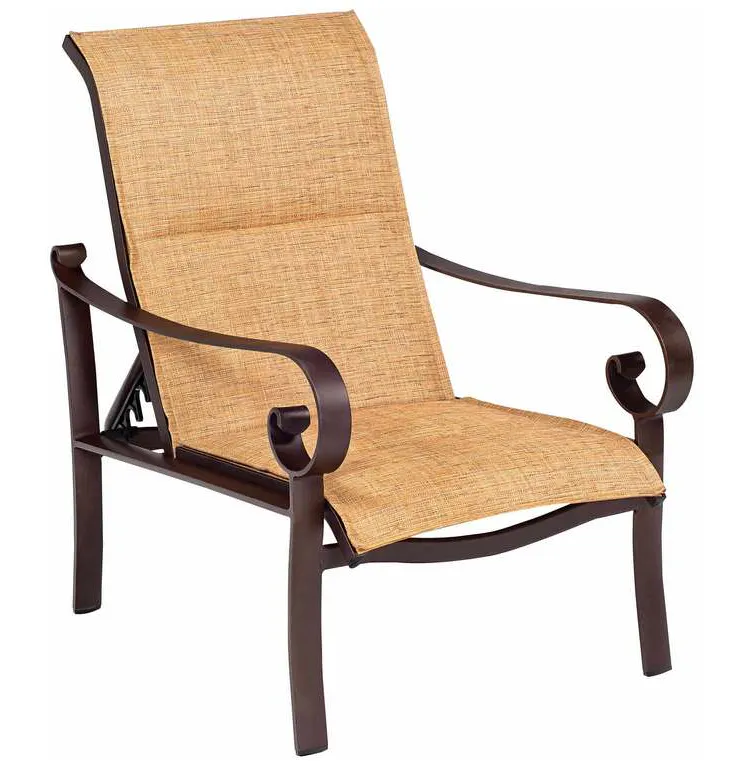 Woodard 62H535 Belden Padded Sling Adjustable Lounge Chair Woodard 62H535 Belden Padded Sling Adjustable Lounge Chair