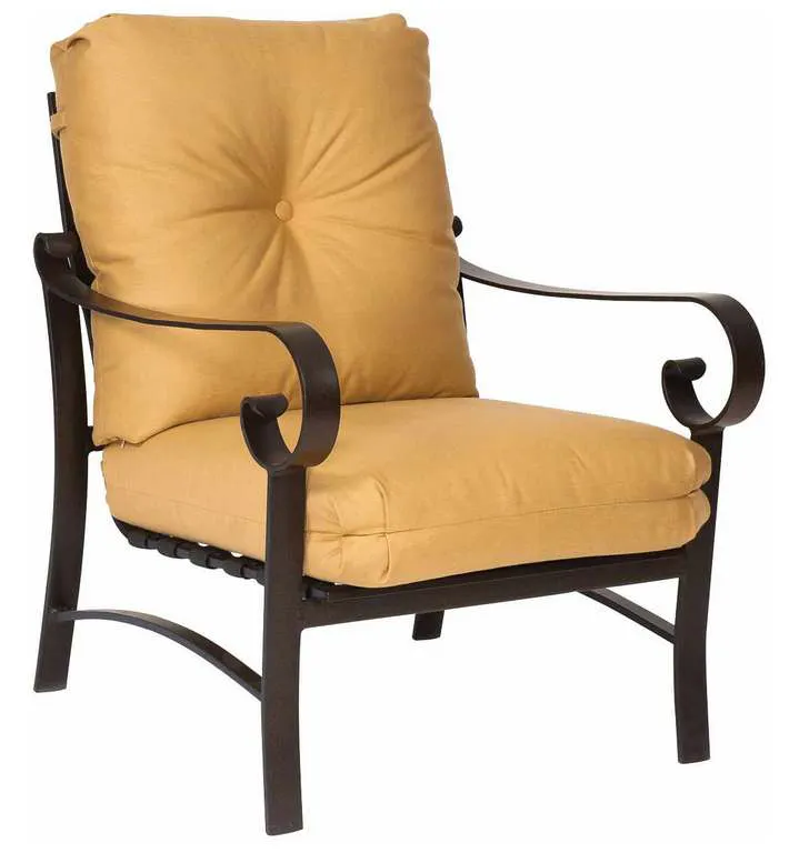 Woodard 690406M Belden Cushion Stationary Lounge Chair Woodard 690406M Belden Cushion Stationary Lounge Chair