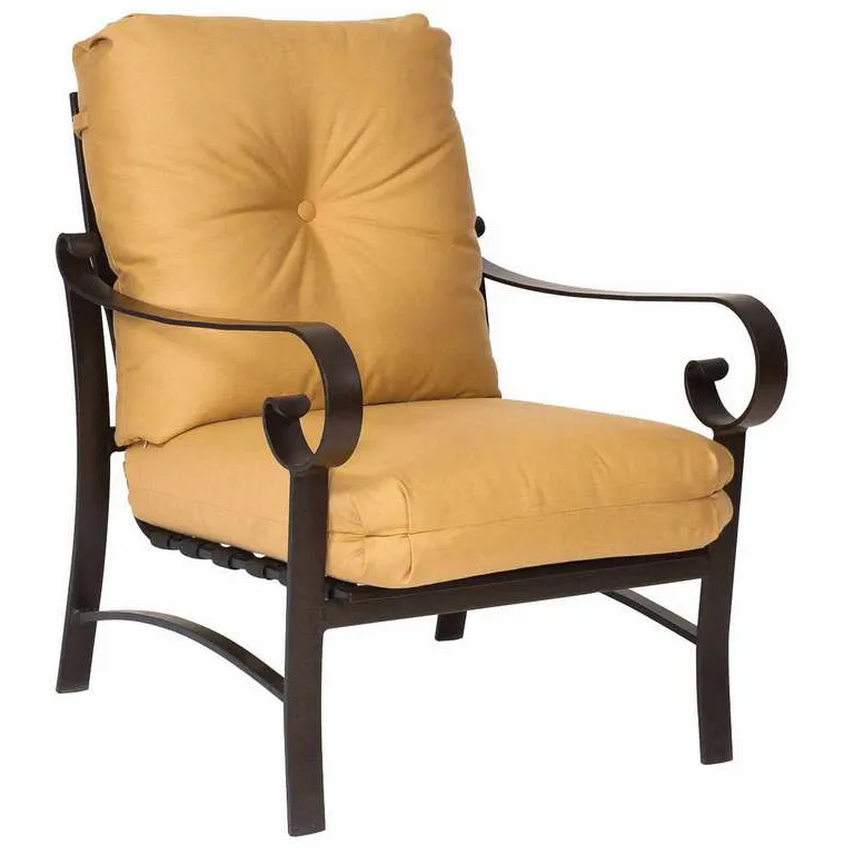 Woodard 690406M Belden Cushion Stationary Lounge Chair Woodard 690406M Belden Cushion Stationary Lounge Chair