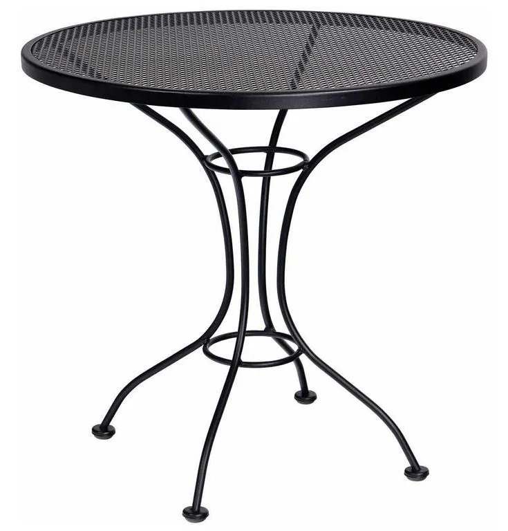 Woodard 380134 30 inch Round Mesh Top Bistro Table Woodard 380134 30 inch Round Mesh Top Bistro Table