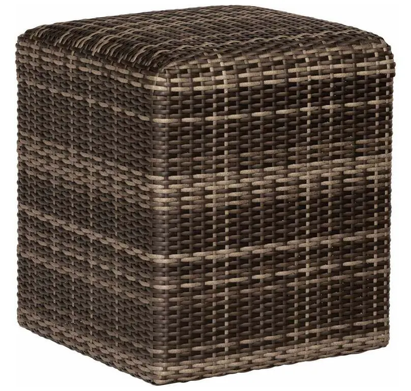 Woodard S508921 Canaveral Reticulated Cube in Charcoal Gray Woodard S508921 Canaveral Reticulated Cube in Charcoal Gray