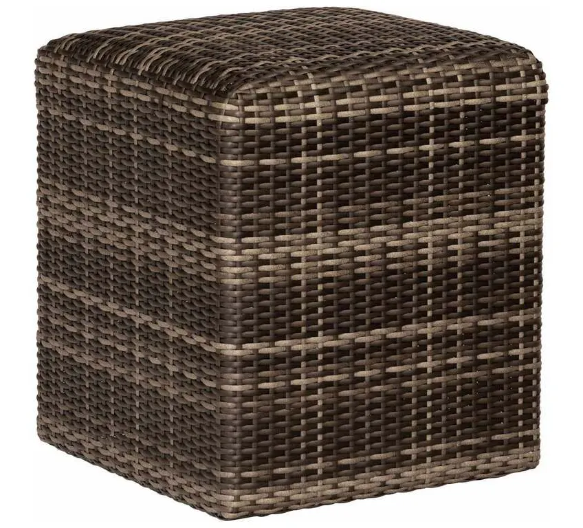 Woodard S508921 Canaveral Reticulated Cube in Charcoal Gray Woodard S508921 Canaveral Reticulated Cube in Charcoal Gray