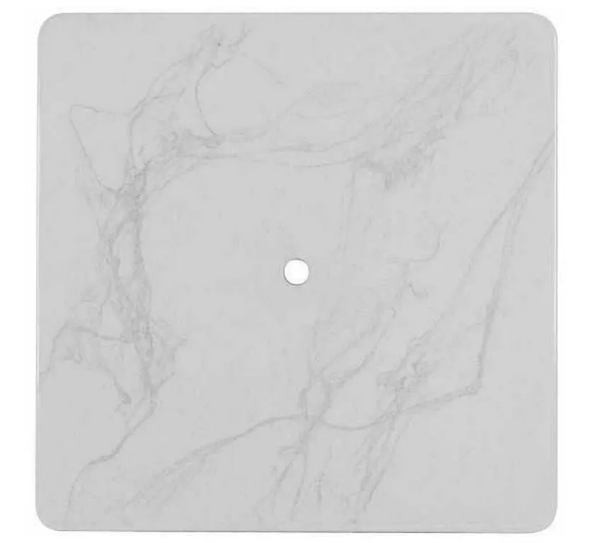 Woodard 0FC37 Carrera 36 inch Square Fiberglass Faux Travertine Top Woodard 0FC37 Carrera 36 inch Square Fiberglass Faux Travertine Top