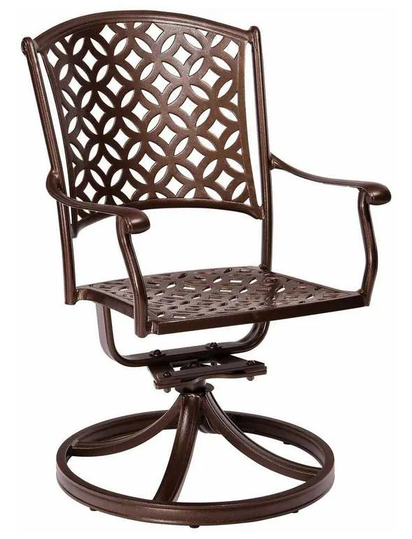 Woodard 3Y0472 Casa Swivel Rocking Dining Armchair Woodard 3Y0472 Casa Swivel Rocking Dining Armchair