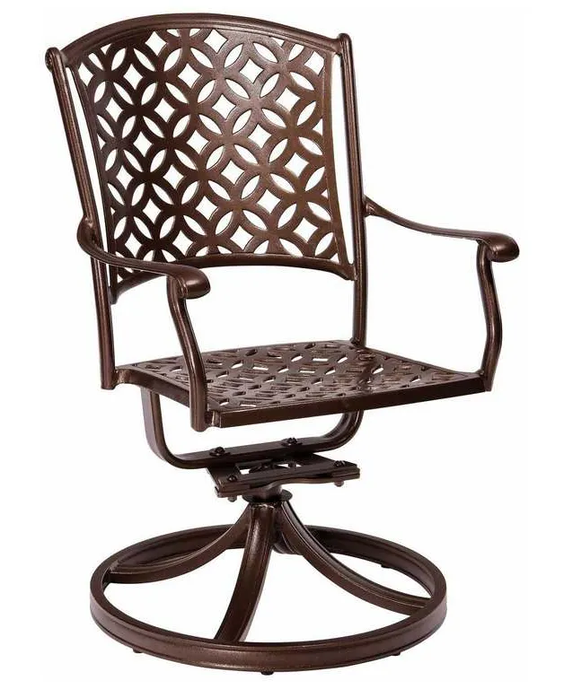 Woodard 3Y0472 Casa Swivel Rocking Dining Armchair Woodard 3Y0472 Casa Swivel Rocking Dining Armchair