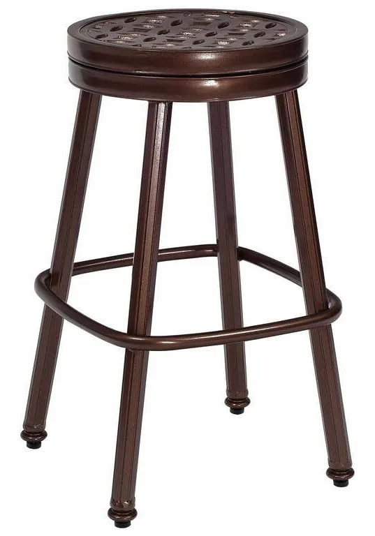 Woodard 3Y0668 Casa Round Swivel Bar Stool Woodard 3Y0668 Casa Round Swivel Bar Stool