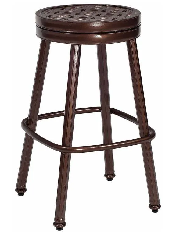 Woodard 3Y0668 Casa Round Swivel Bar Stool Woodard 3Y0668 Casa Round Swivel Bar Stool