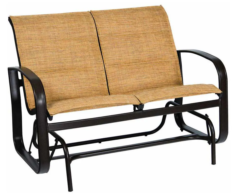Woodard 2FX573 Cayman Isle Padded Sling Gliding Love Seat Woodard 2FX573 Cayman Isle Padded Sling Gliding Love Seat