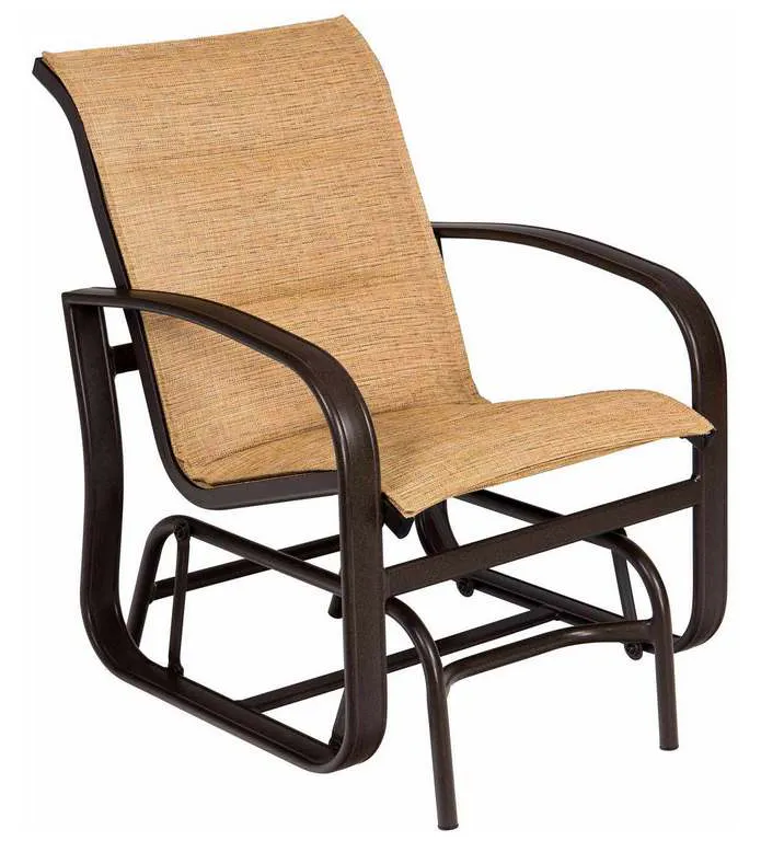 Woodard 2FX578 Cayman Isle Padded Sling Gliding Chair Woodard 2FX578 Cayman Isle Padded Sling Gliding Chair