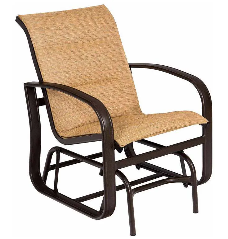 Woodard 2FX578 Cayman Isle Padded Sling Gliding Chair Woodard 2FX578 Cayman Isle Padded Sling Gliding Chair