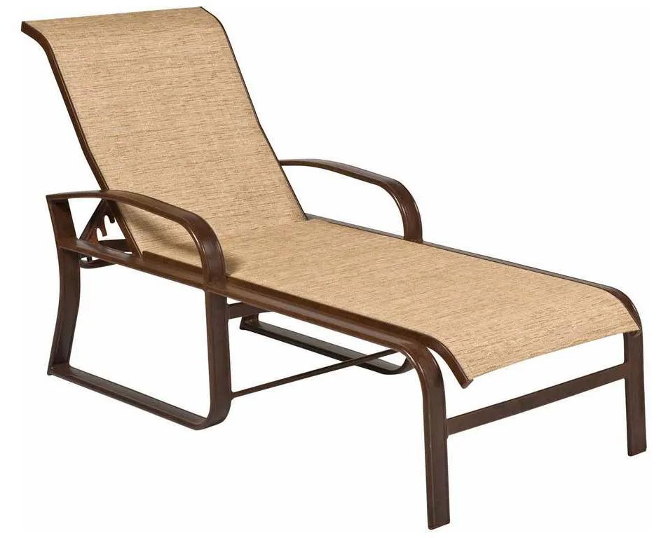 Woodard 2FH470 Cayman Isle Sling Adjustable Chaise Lounge Woodard 2FH470 Cayman Isle Sling Adjustable Chaise Lounge
