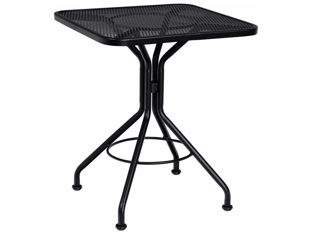 Woodard 280024  Mesh Contract+ 24 inch Square Bistro Table