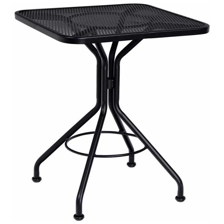 Woodard 280024 Mesh Contract+ 24 inch Square Bistro Table Woodard 280024 Mesh Contract+ 24 inch Square Bistro Table