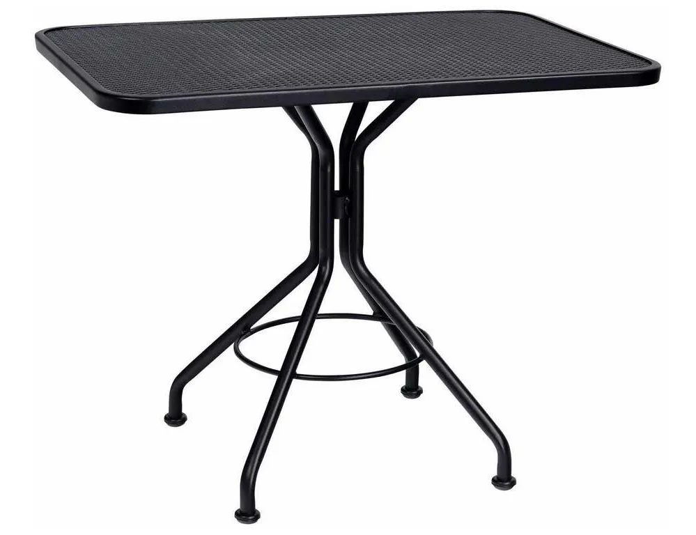 Woodard 280047 Mesh Top Set-Up 24 inch x 36 inch Rectangular Dining Table Woodard 280047 Mesh Top Set-Up 24 inch x 36 inch Rectangular Dining Table