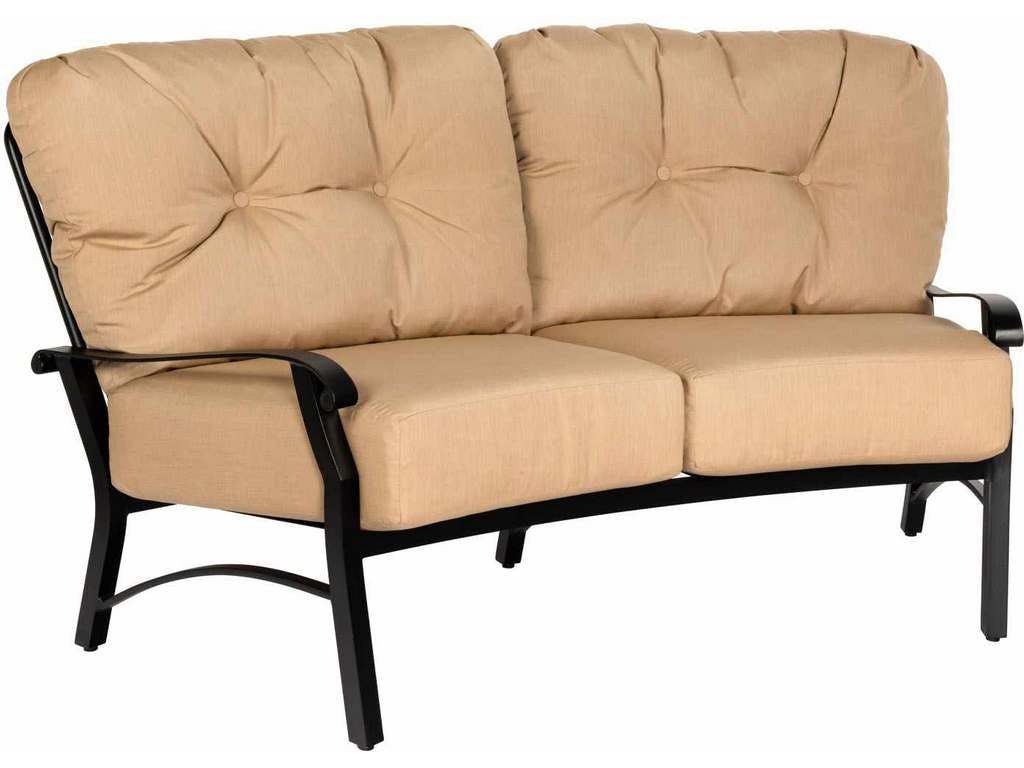 Woodard 4Z0463 Cortland   Cushion Crescent Love Seat