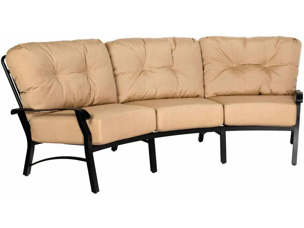 Woodard 4Z0464 Cortland Cushion Crescent Sofa