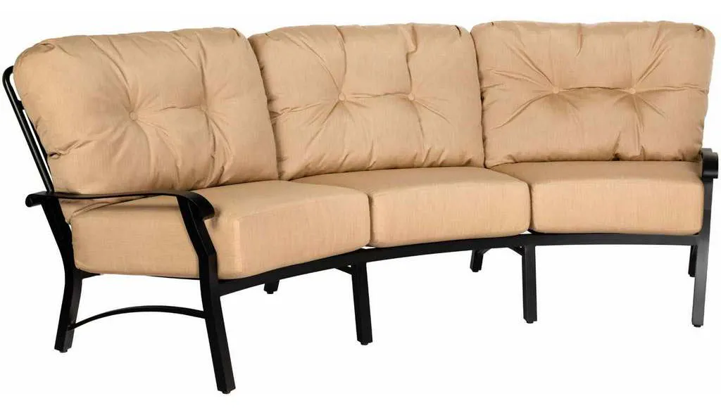 Woodard 4Z0464 Cortland Cushion Crescent Sofa Woodard 4Z0464 Cortland Cushion Crescent Sofa