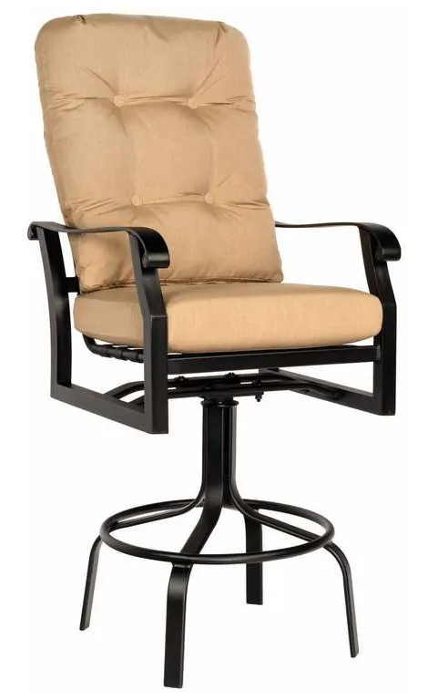 Woodard 4Z0468 Cortland Cushion Swivel Bar Stool Woodard 4Z0468 Cortland Cushion Swivel Bar Stool