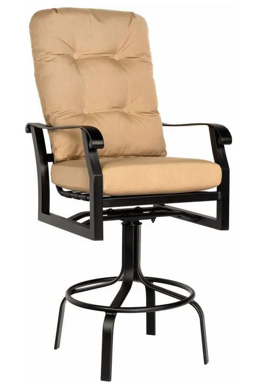 Woodard 4Z0468 Cortland Cushion Swivel Bar Stool Woodard 4Z0468 Cortland Cushion Swivel Bar Stool