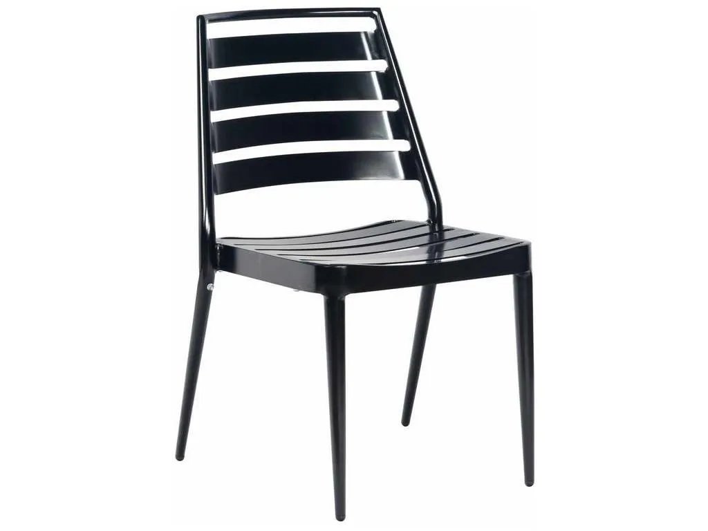 Woodard 6P0012 Daytona Slat Dining Chair Stackable