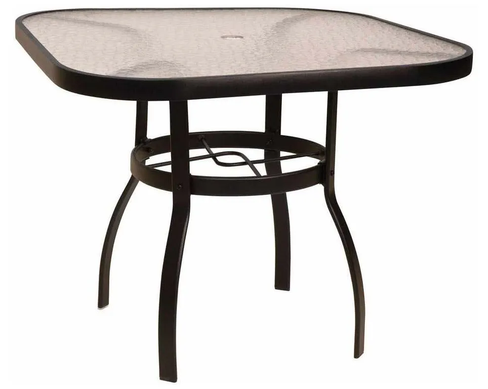 Woodard 826137W Deluxe 36 inch Square Umbrella Table Woodard 826137W Deluxe 36 inch Square Umbrella Table