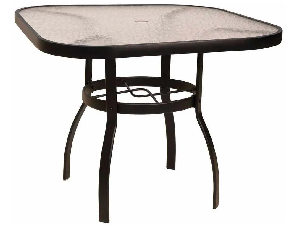Woodard 826137W Deluxe 36 inch Square Umbrella Table Woodard 826137W Deluxe 36 inch Square Umbrella Table