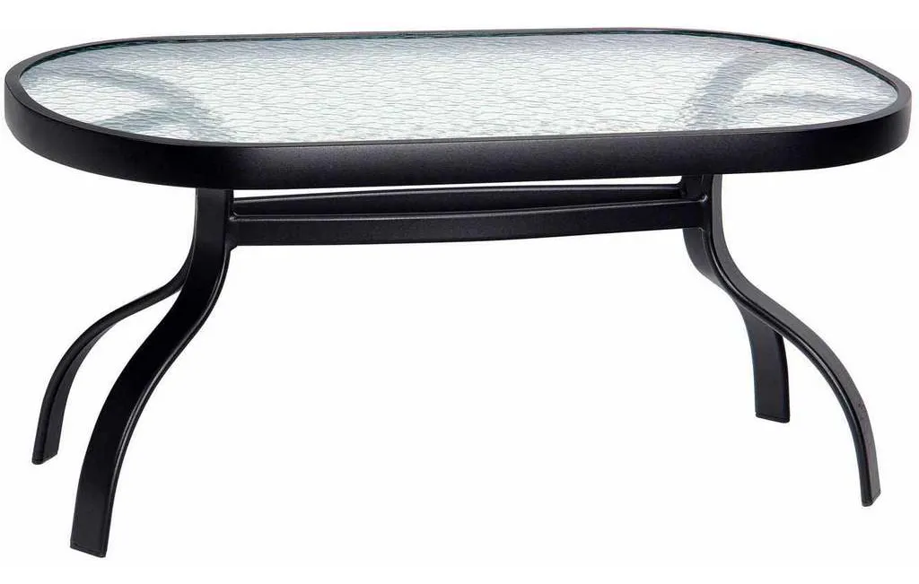 Woodard 826452W Tables Accessories and Bases Deluxe 19 inch x 37 inch Coffee Table Woodard 826452W Tables Accessories and Bases Deluxe 19 inch x 37 inch Coffee Table