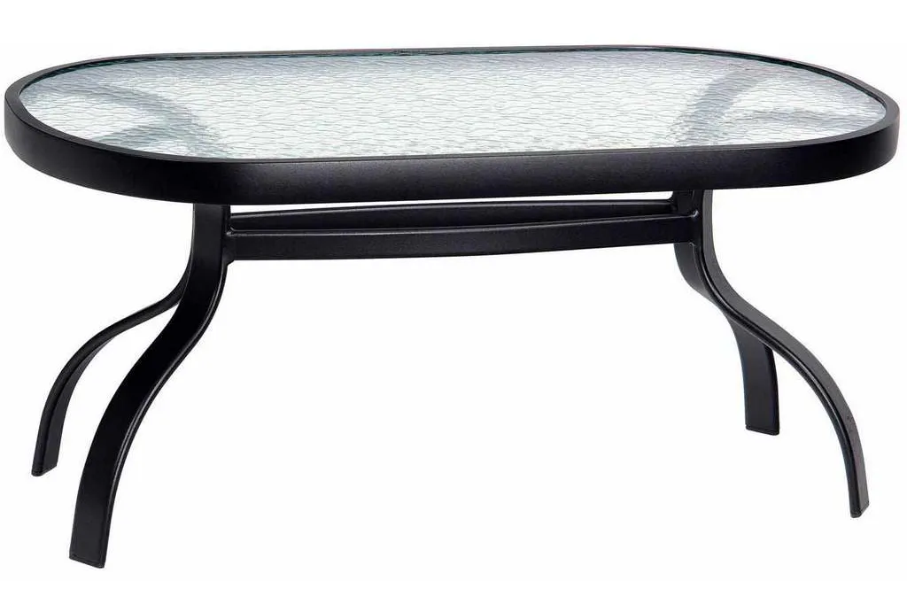 Woodard 826452W Tables Accessories and Bases Deluxe 19 inch x 37 inch Coffee Table Woodard 826452W Tables Accessories and Bases Deluxe 19 inch x 37 inch Coffee Table