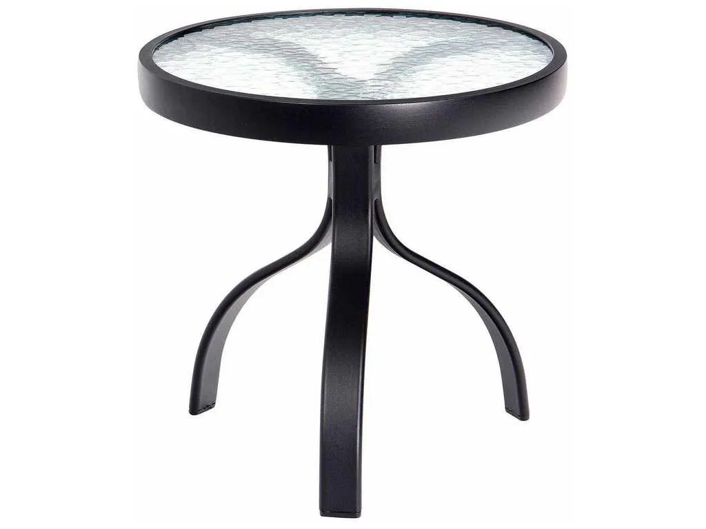 Woodard 826604W  Tables Accessories and Bases Deluxe18 inch Round End Table