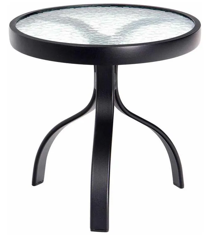 Woodard 826604W Tables Accessories and Bases Deluxe18 inch Round End Table Woodard 826604W Tables Accessories and Bases Deluxe18 inch Round End Table