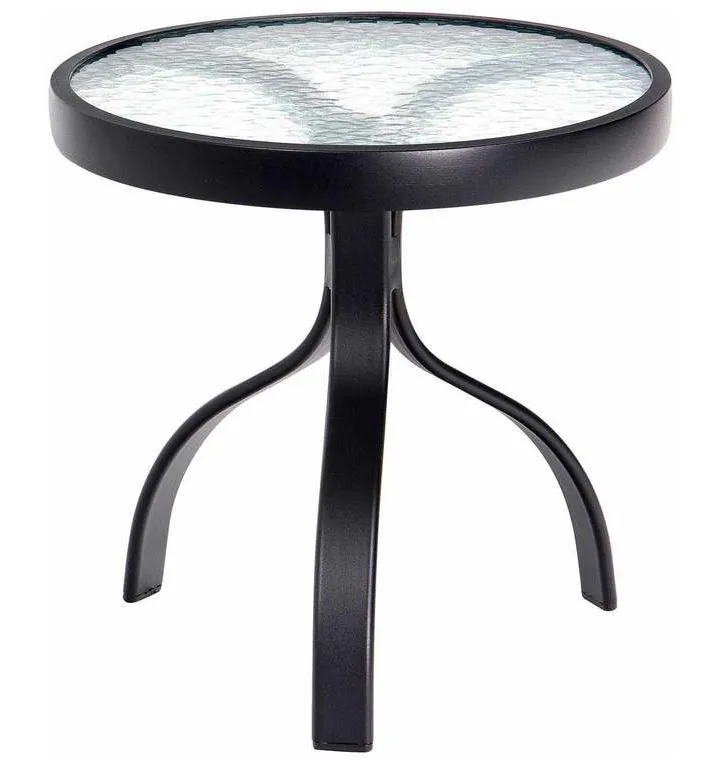 Woodard 826604W Tables Accessories and Bases Deluxe18 inch Round End Table Woodard 826604W Tables Accessories and Bases Deluxe18 inch Round End Table